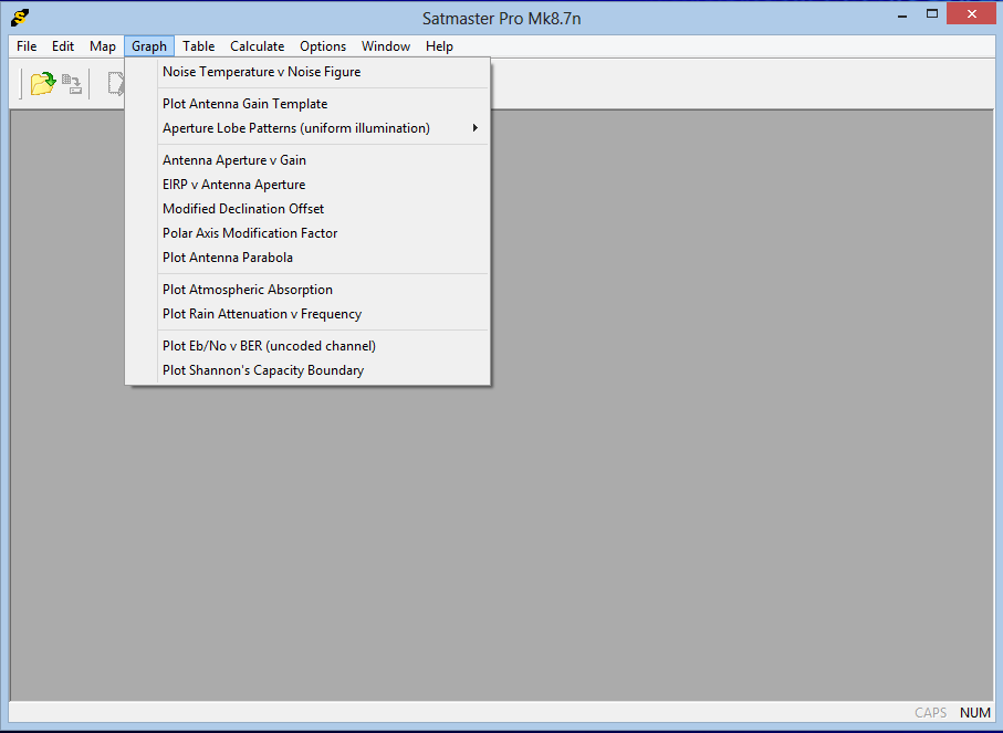 Graph Menu