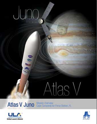 ULA's Atlas V Juno Launch...Jupiter Up Close And Personal